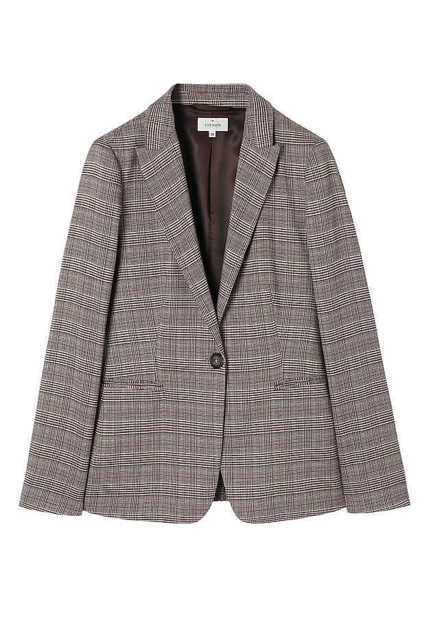 CHECKERED FABRIC BLAZER - KAREMA 1 CHECKERED FABRIC BLAZER - KAREMA 1 MULTIKOLOR 6