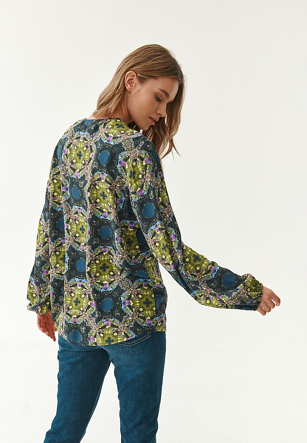 LADIES' PRINTED BLOUSE HORTENSJA LADIES' PRINTED BLOUSE HORTENSJA MULTICOLOR 2