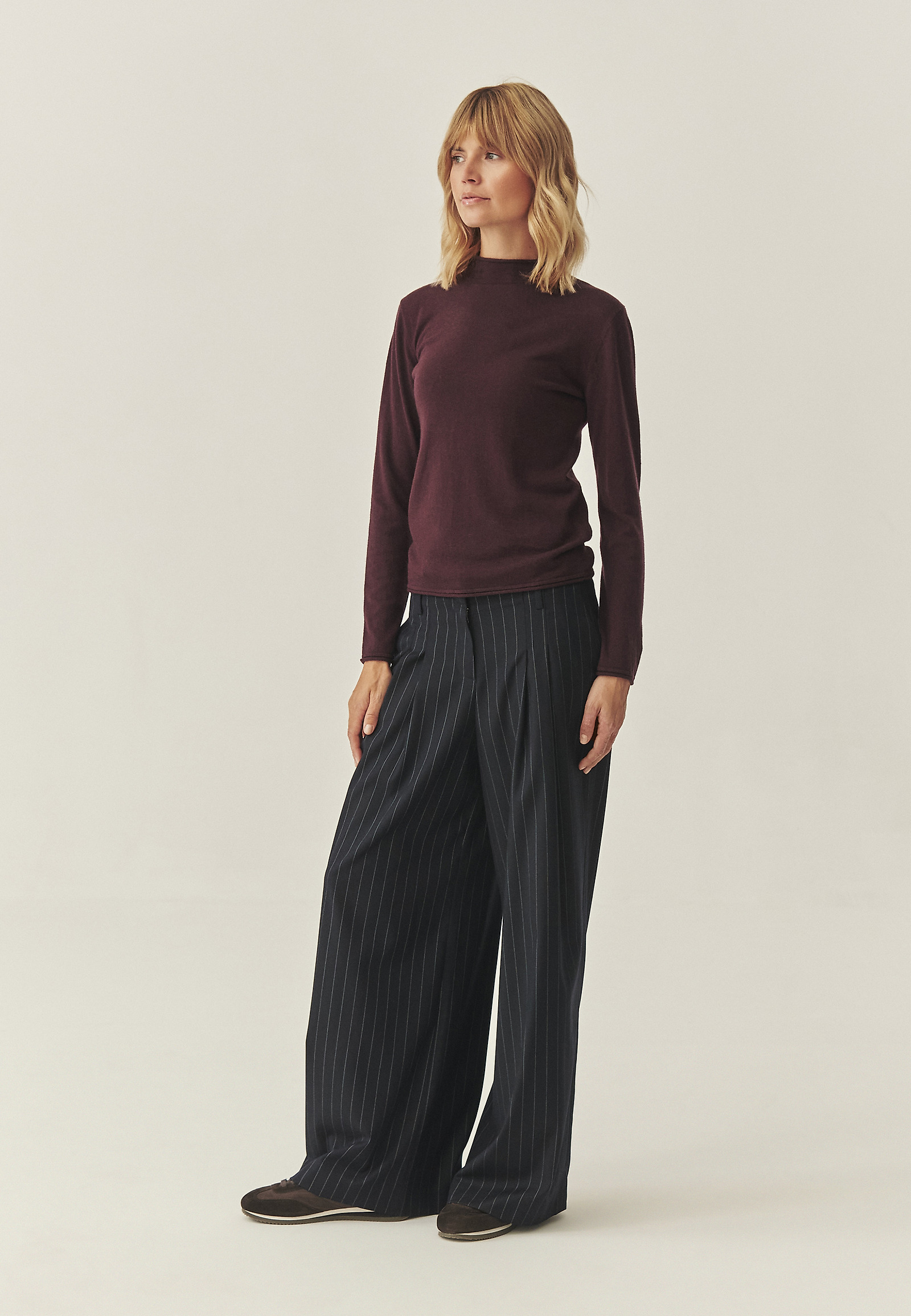 WOVEN STRIPED TROUSERS - NEW YORK WOVEN STRIPED TROUSERS - NEW YORK VIACFAREBNÝ 116020