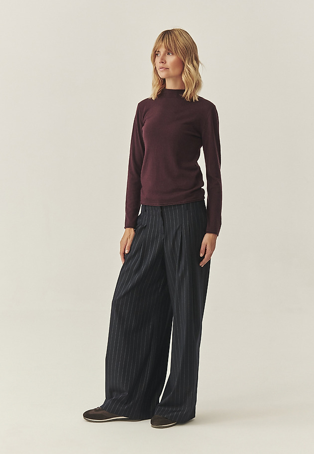 WOVEN STRIPED TROUSERS - NEW YORK WOVEN STRIPED TROUSERS - NEW YORK VIACFAREBNÝ 1