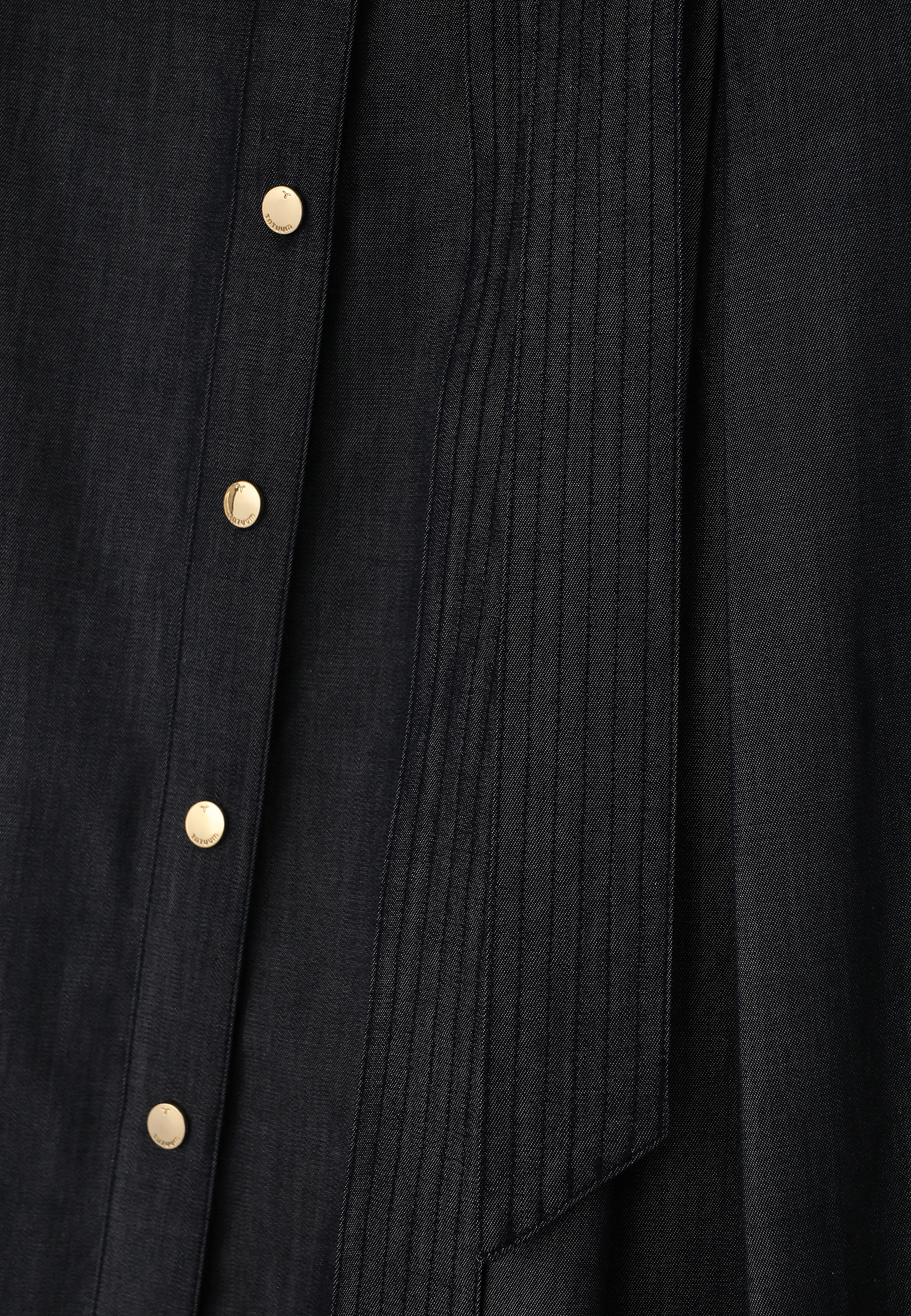 ROZKLOSZOWANA SPÓDNICA Z DENIMU - NADIFA GRANATOWY 2