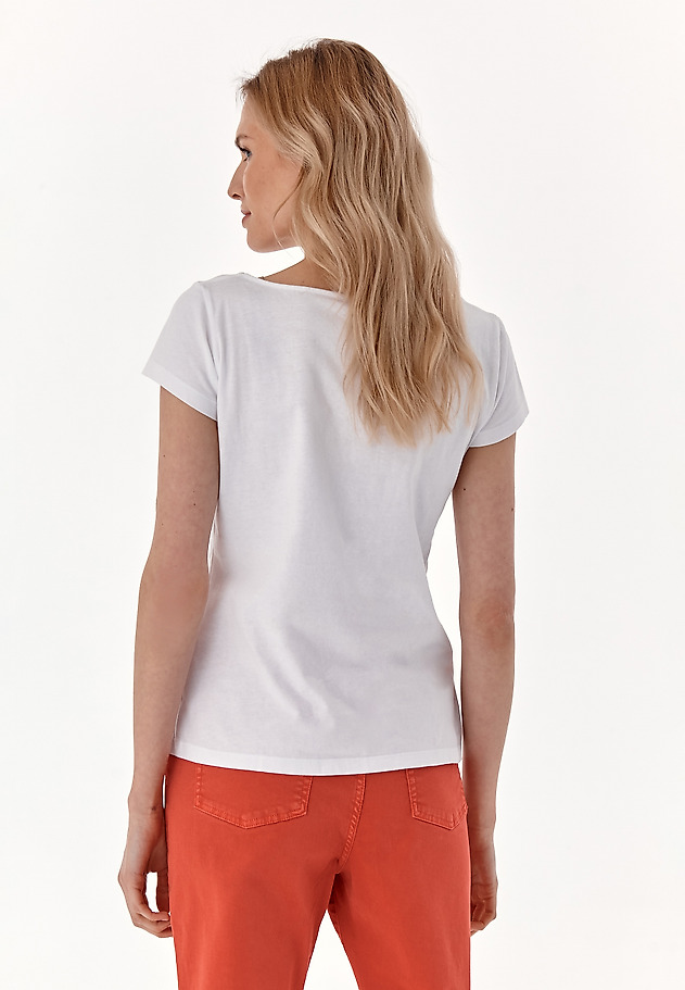 TRICOU DE DAMĂ DIN BUMBAC ALBINA 2 TRICOU DE DAMĂ DIN BUMBAC ALBINA 2 ALB 2