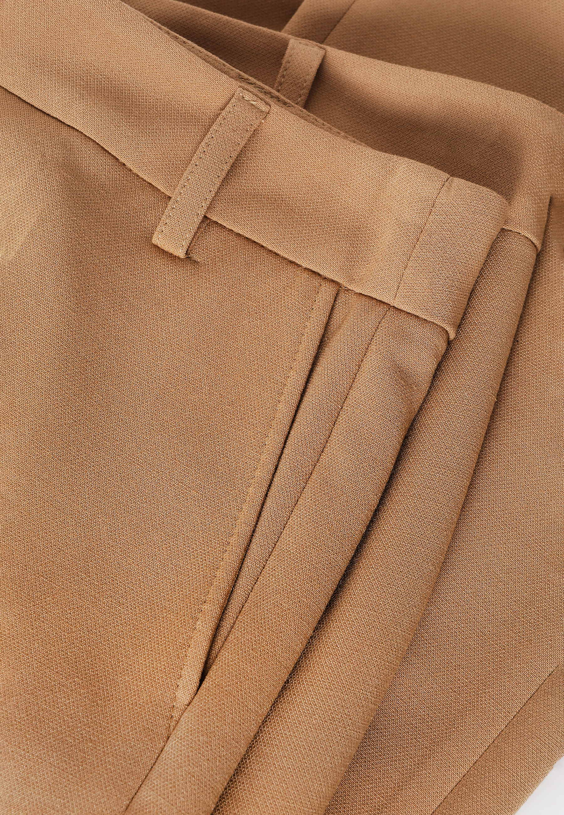 PANTALONI DE DAMĂ, DIN ȚESĂTURĂ, CU CRACI DREPȚI - LAURANIA BEJ 2