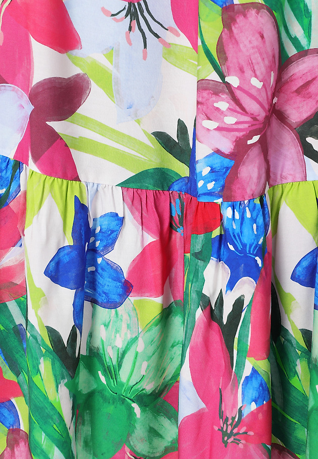 VISCOSE DRESS WITH ORIGINAL DESIGN - ESTELLA 1 VISCOSE DRESS WITH ORIGINAL DESIGN - ESTELLA 1 RÓŻOWY 8
