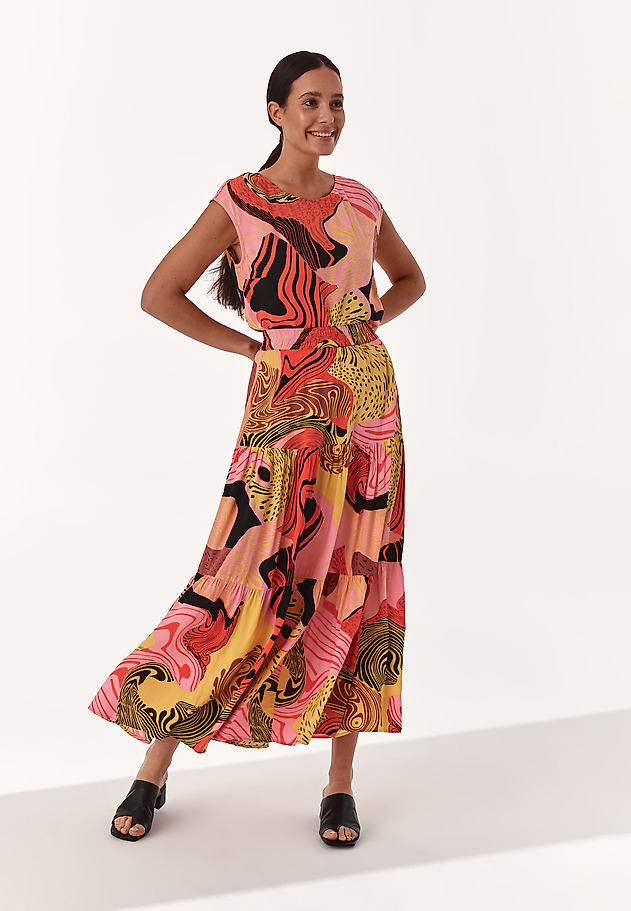 FLARED SKIRT RABIA FLARED SKIRT RABIA MULTIKOLOR 1