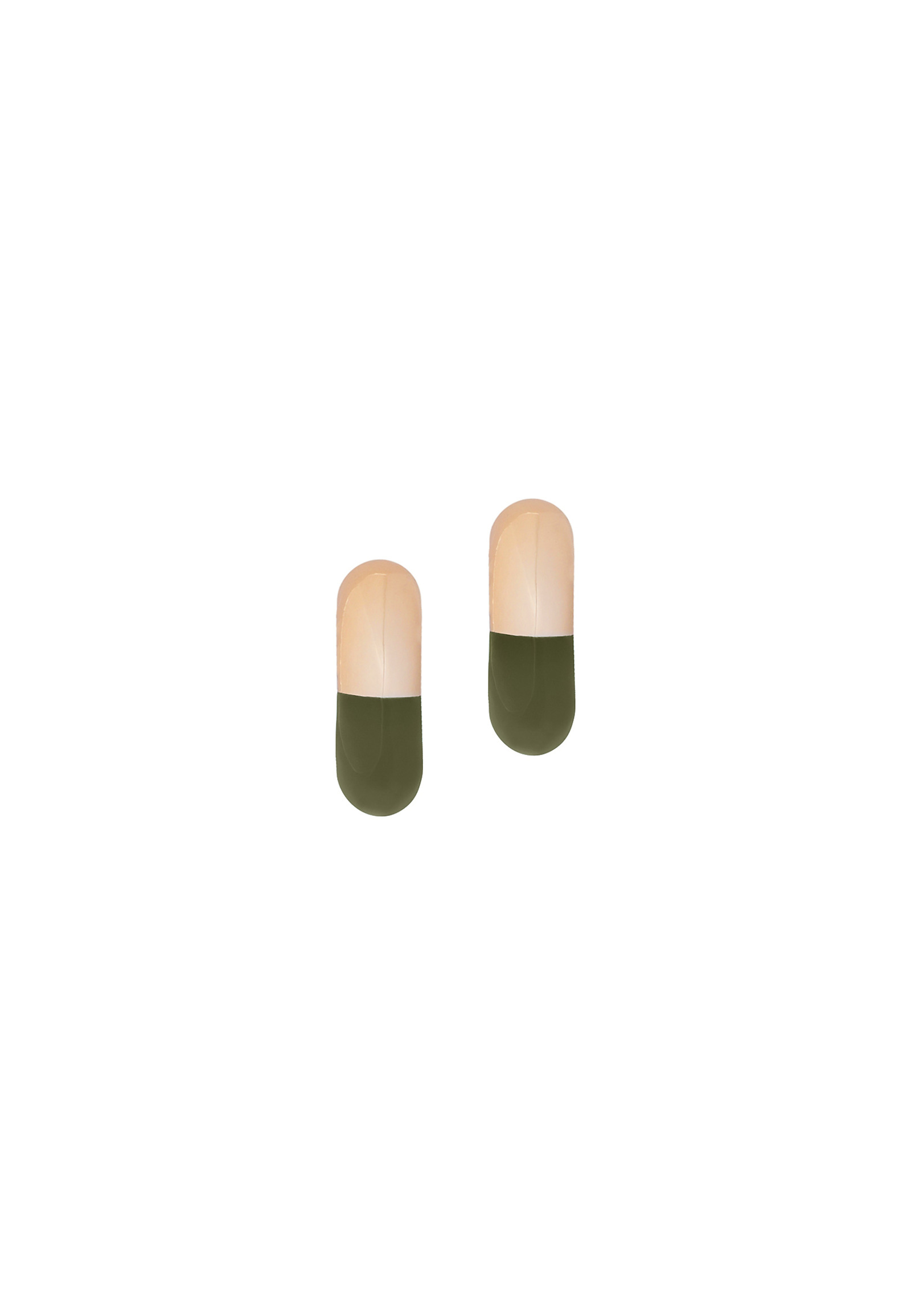 MASYWNE KOLCZYKI - ORINN MASYWNE KOLCZYKI - ORINN KHAKI 109393