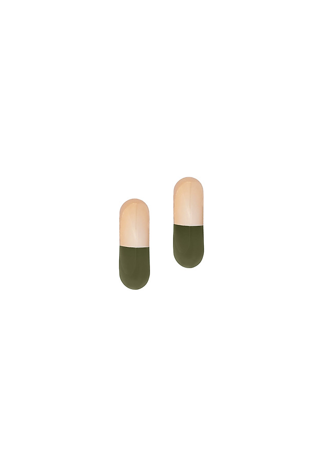 MASYWNE KOLCZYKI - ORINN MASYWNE KOLCZYKI - ORINN KHAKI 4