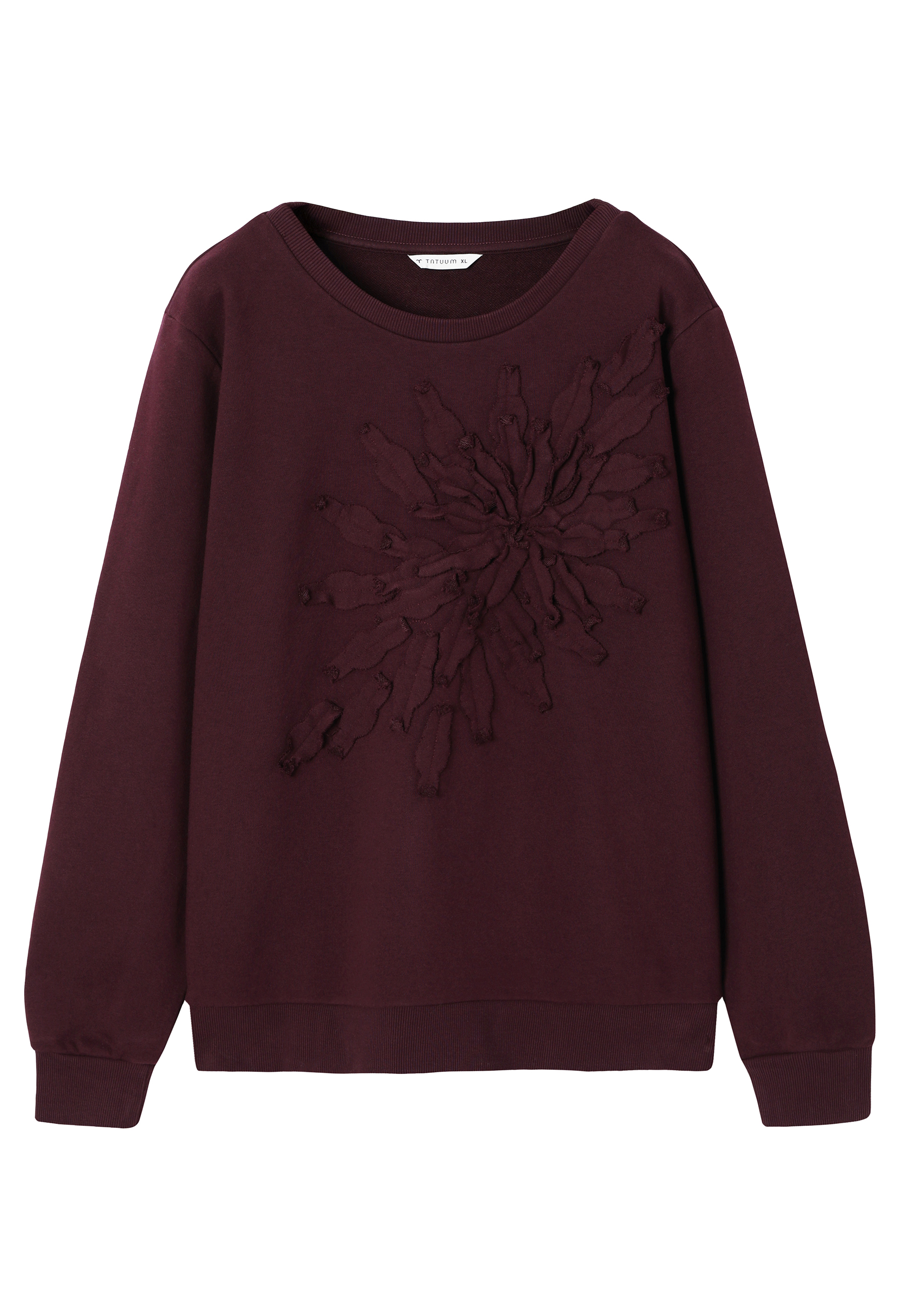 CASUALOWA WZORZYSTA BLUZA- ELTER CZERWONY 2