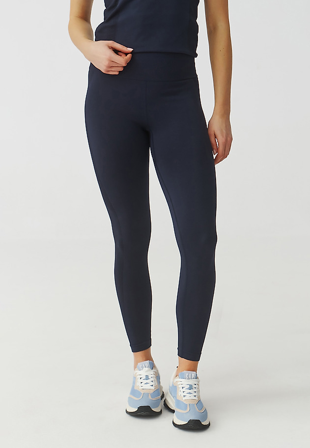 SPORTOWE SPODNIE DAMSKIE TYPU LEGGINSY - KLEA SPORTOWE SPODNIE DAMSKIE TYPU LEGGINSY - KLEA GRANATOWY 3