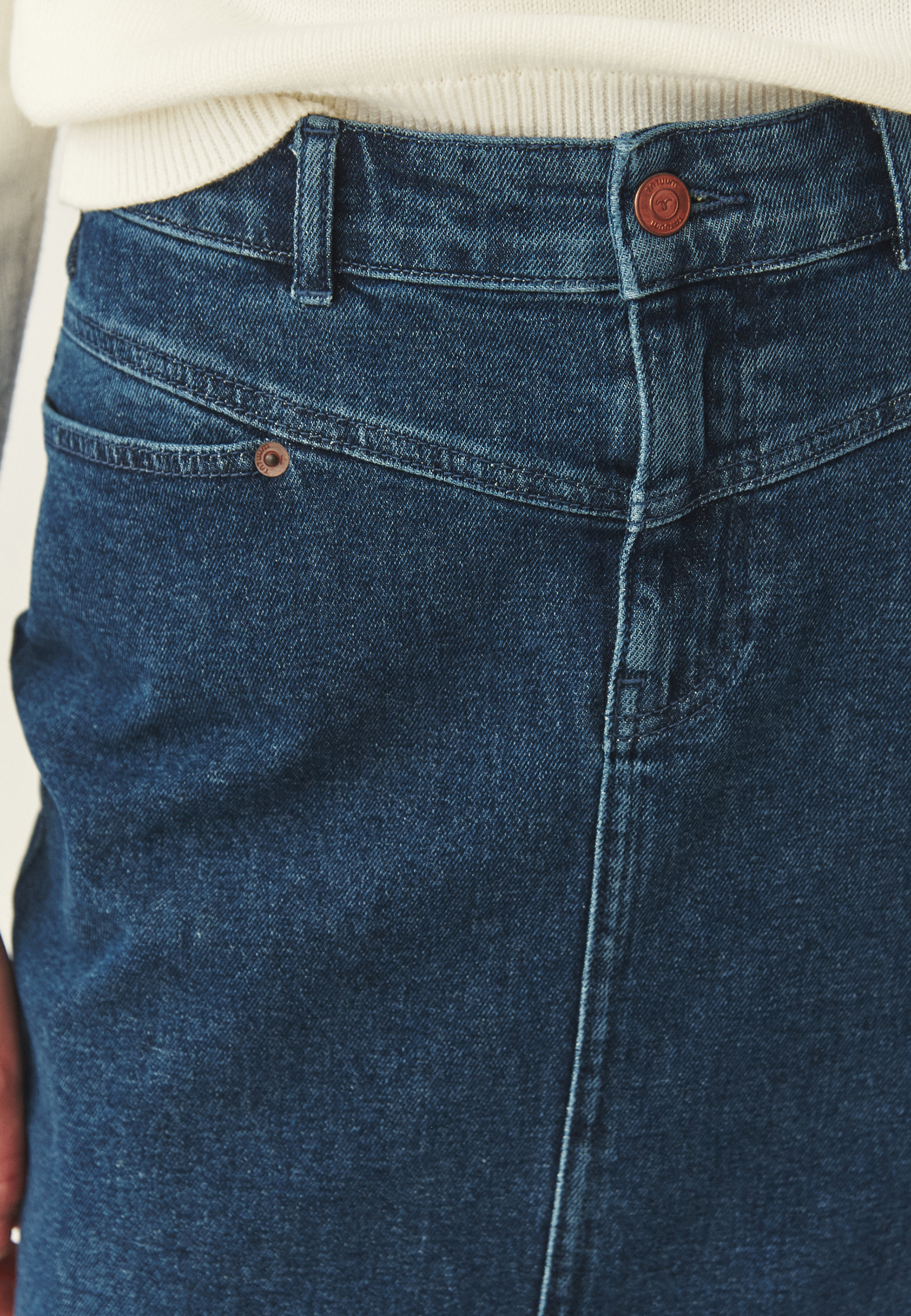 FUSTĂ MIDI DIN DENIM - MEDIANARIA BLEUMARIN 2