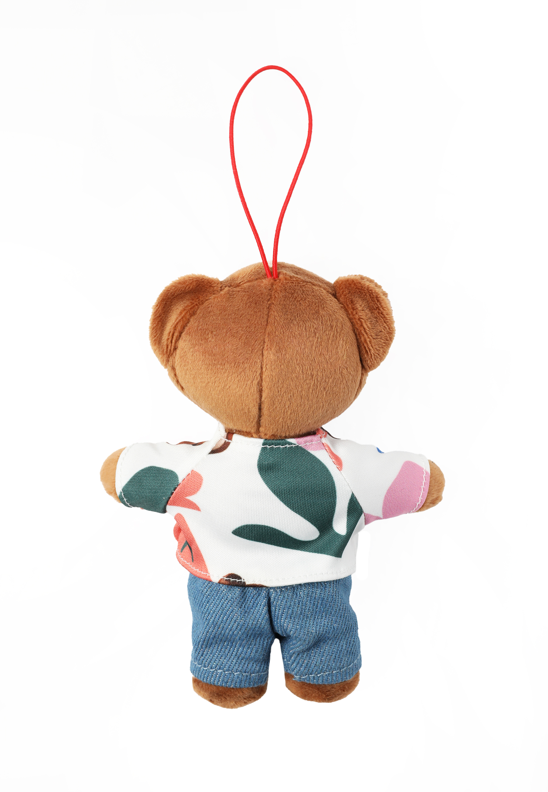 KEY RING WITH THE USZATEK BEAR - BEARINA 4 BEIGE 2