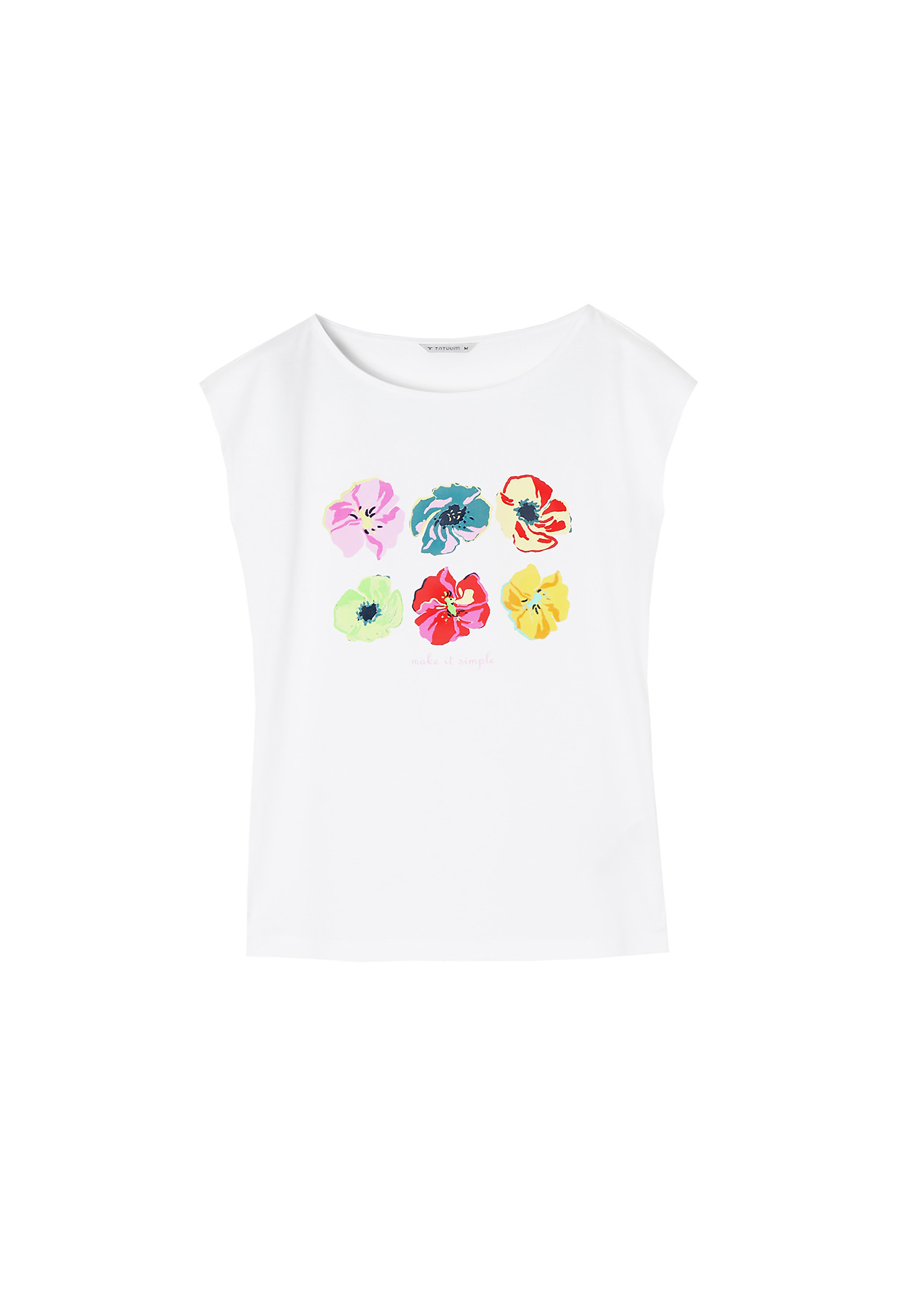T-SHIRT DAMSKI AMANDA 6 T-SHIRT DAMSKI AMANDA 6 BIAŁY 79664