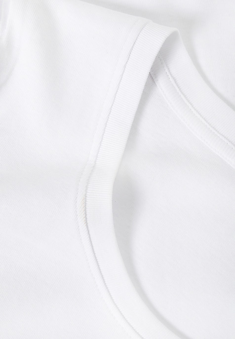 TRICOU UNIVERSAL DE DAMĂ, DIN BUMBAC - ANTONINA 1 ALB 2