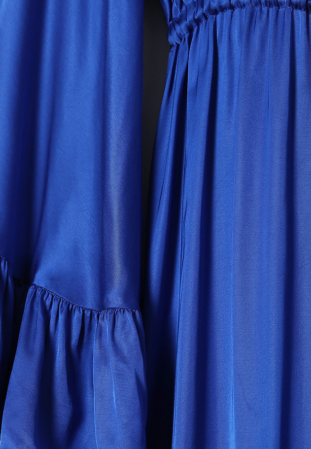 KOLEKCJA BLOOMING: SUKIENKA Z FALBANAMI ZENIA KOLEKCJA BLOOMING: SUKIENKA Z FALBANAMI ZENIA NIEBIESKI 8