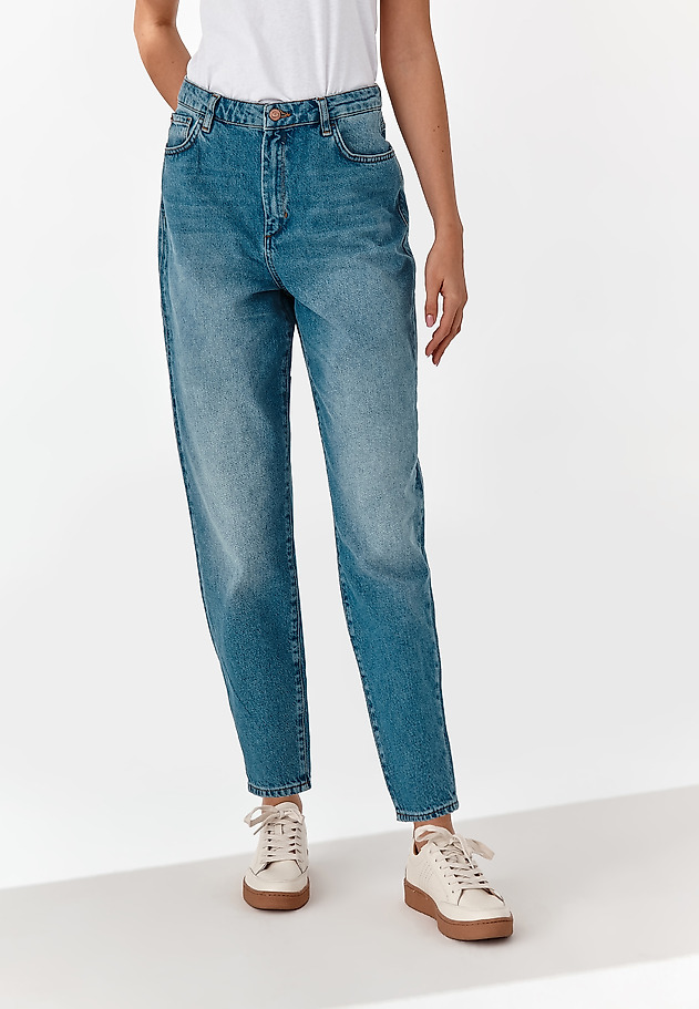LADIES' DENIM TROUSERS MOMO LADIES' DENIM TROUSERS MOMO BLUE 3