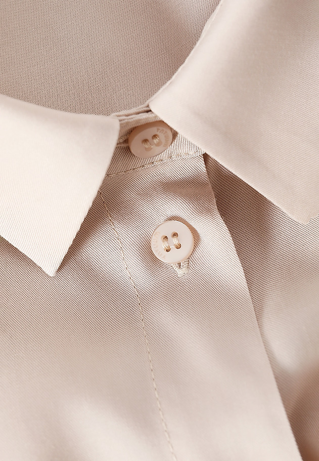 LADIES' FABRIC SHIRT WITH COLLAR - PRECJONA 1 LADIES' FABRIC SHIRT WITH COLLAR - PRECJONA 1 BEŻOWY 6