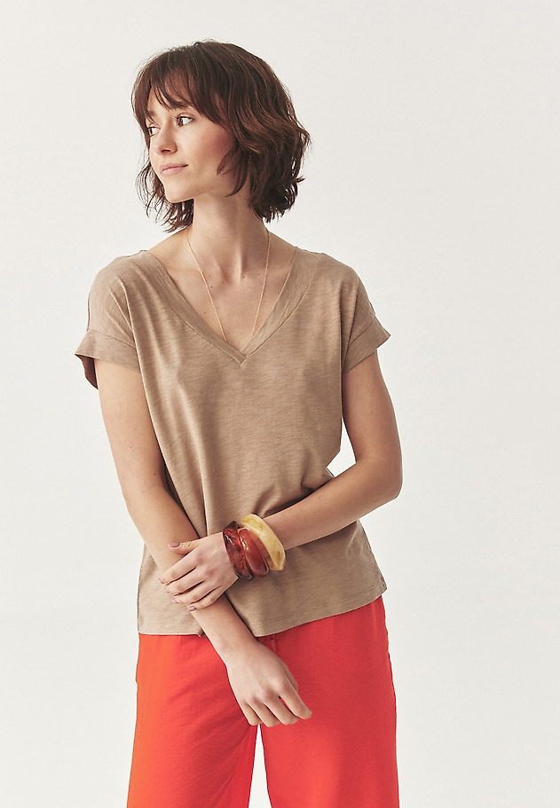 CASUAL BLUZA IZ BOMBBA - SEVI CASUAL BLUZA IZ BOMBBA - SEVI BEŽ 1