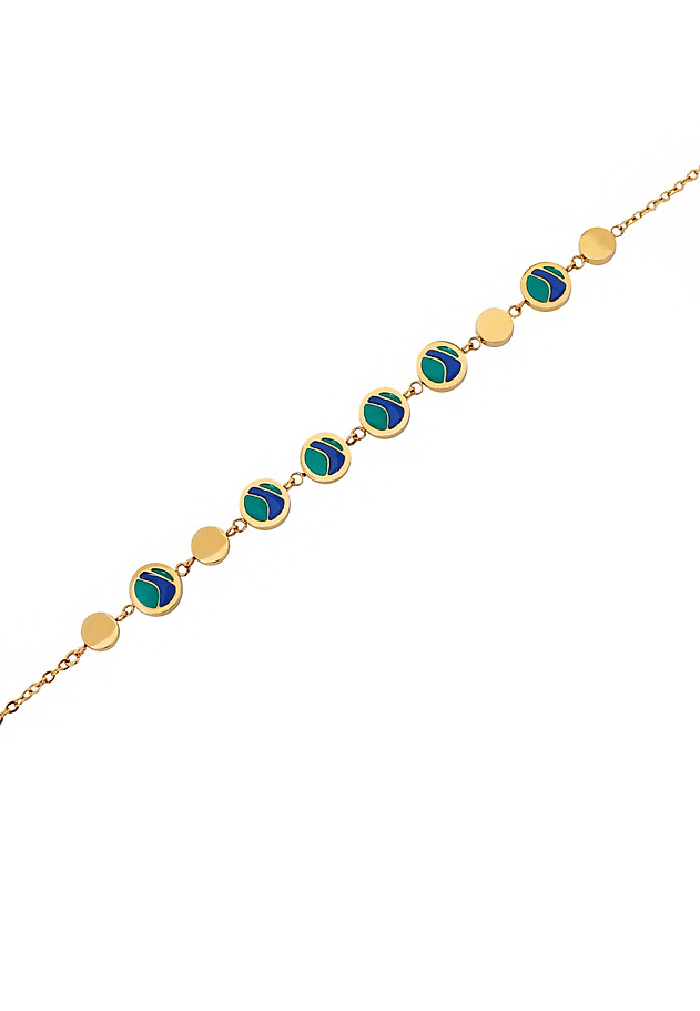 BRĂȚARĂ CU ELEMENTE DECORATIVE — MIBI BRĂȚARĂ CU ELEMENTE DECORATIVE — MIBI MULTICOLOR 3