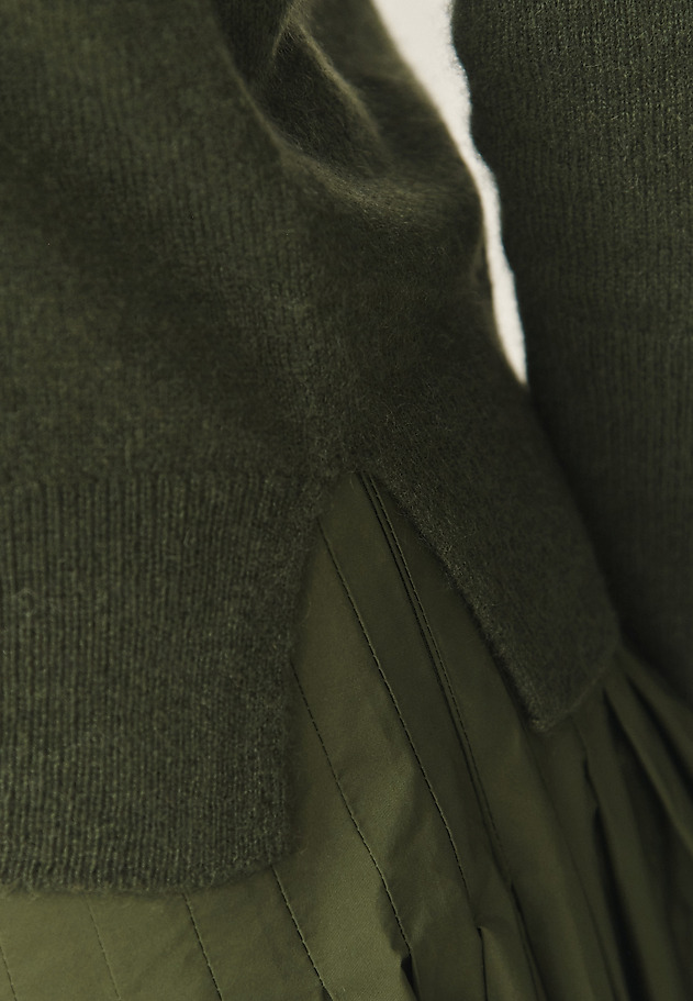 CASHMERE JUMPER - ANISTON CASHMERE JUMPER - ANISTON GREEN 5