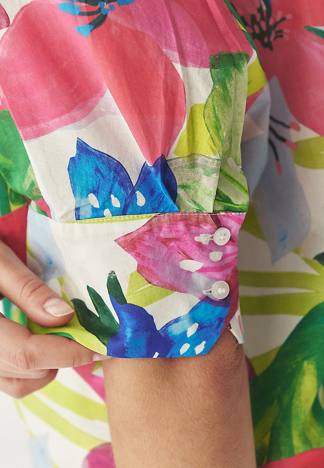 COTTON SHIRT WITH ORIGINAL PATTERN - MARA COTTON SHIRT WITH ORIGINAL PATTERN - MARA MULTIKOLOR 5
