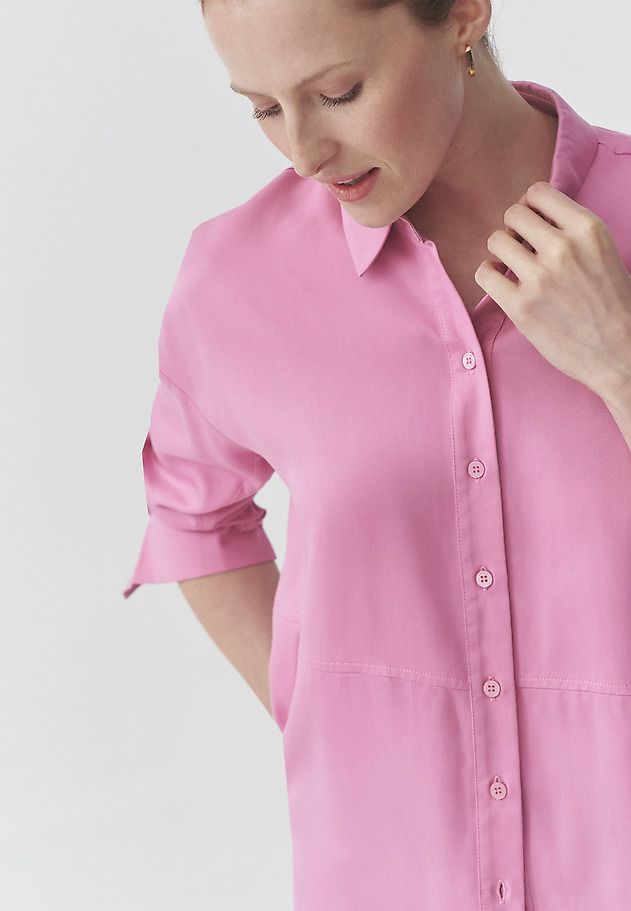 PINK LYOCELL SHIRT - TUTU PINK LYOCELL SHIRT - TUTU RÓŻOWY 2