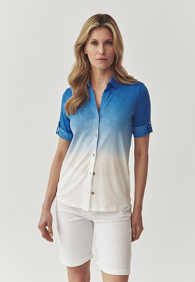LADIES’ GRADIENT SHIRT WITH ROLLED-UP SLEEVES - TETI 2 LADIES’ GRADIENT SHIRT WITH ROLLED-UP SLEEVES - TETI 2 MULTIKOLOR 3