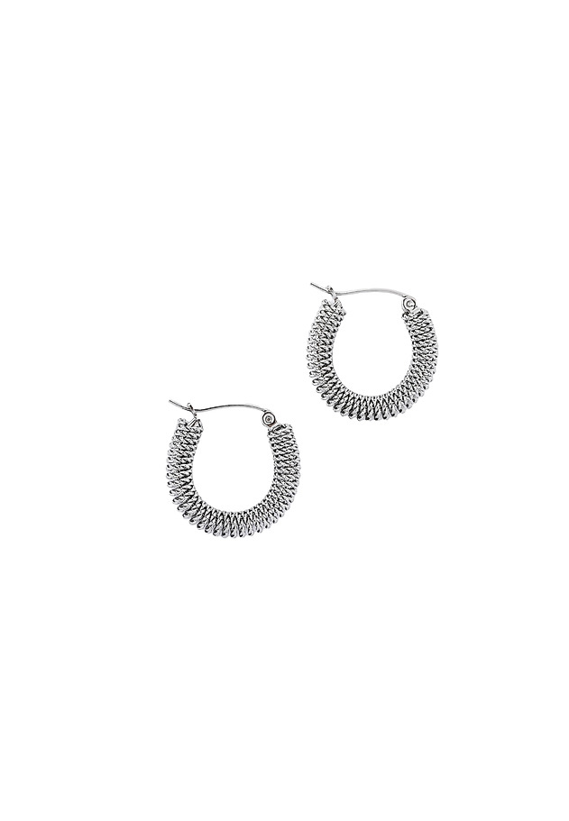 ELEGANT CIRCLE EARRINGS IN SILVER — SPEADS ELEGANT CIRCLE EARRINGS IN SILVER — SPEADS SREBRNY 3