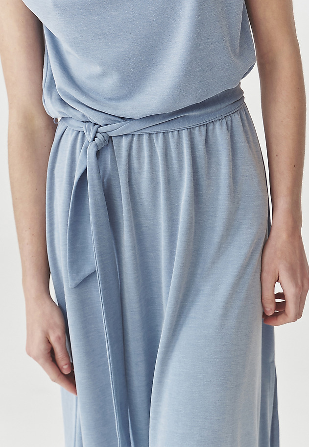 ROCHIE MIDI DIN TRICOT, CU DECOLTEU TIP „CASCADĂ” - SESSINI ROCHIE MIDI DIN TRICOT, CU DECOLTEU TIP „CASCADĂ” - SESSINI ALBASTRU 5