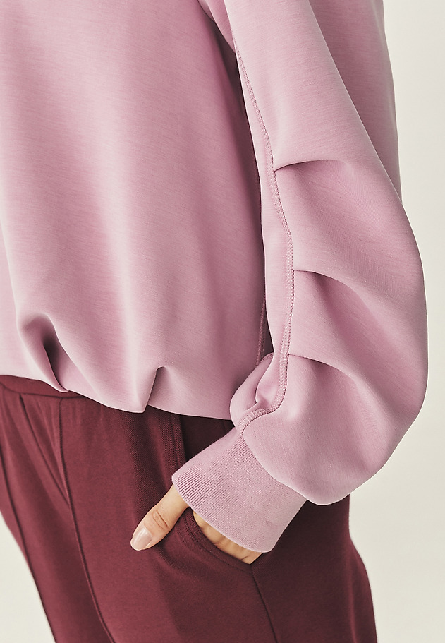 BLUZA BOMBKA Z MODALEM - BONKA 1 BLUZA BOMBKA Z MODALEM - BONKA 1 FIOLETOWY 5