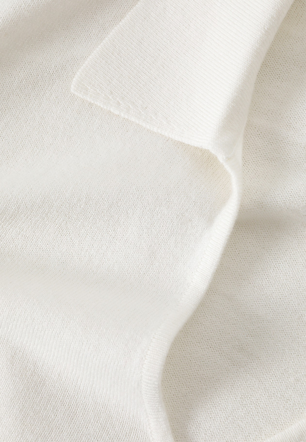 CLASSIC CASHMERE BLEND JUMPER - PALA 1 CLASSIC CASHMERE BLEND JUMPER - PALA 1 ECRU 6