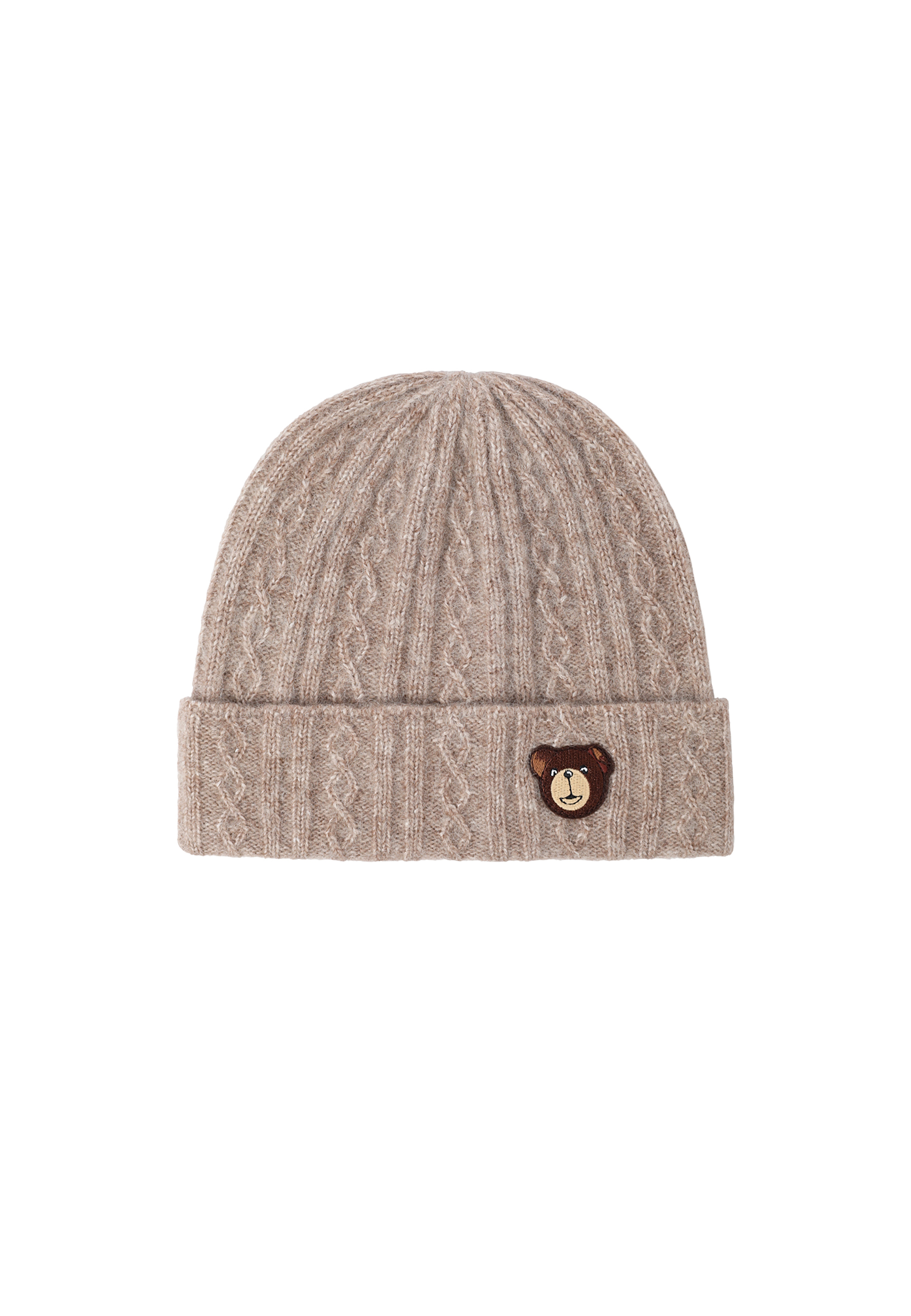 CĂCIULĂ DE DAMĂ, TRICOTATĂ, CU ECUSON DECORATIV — GORA 1