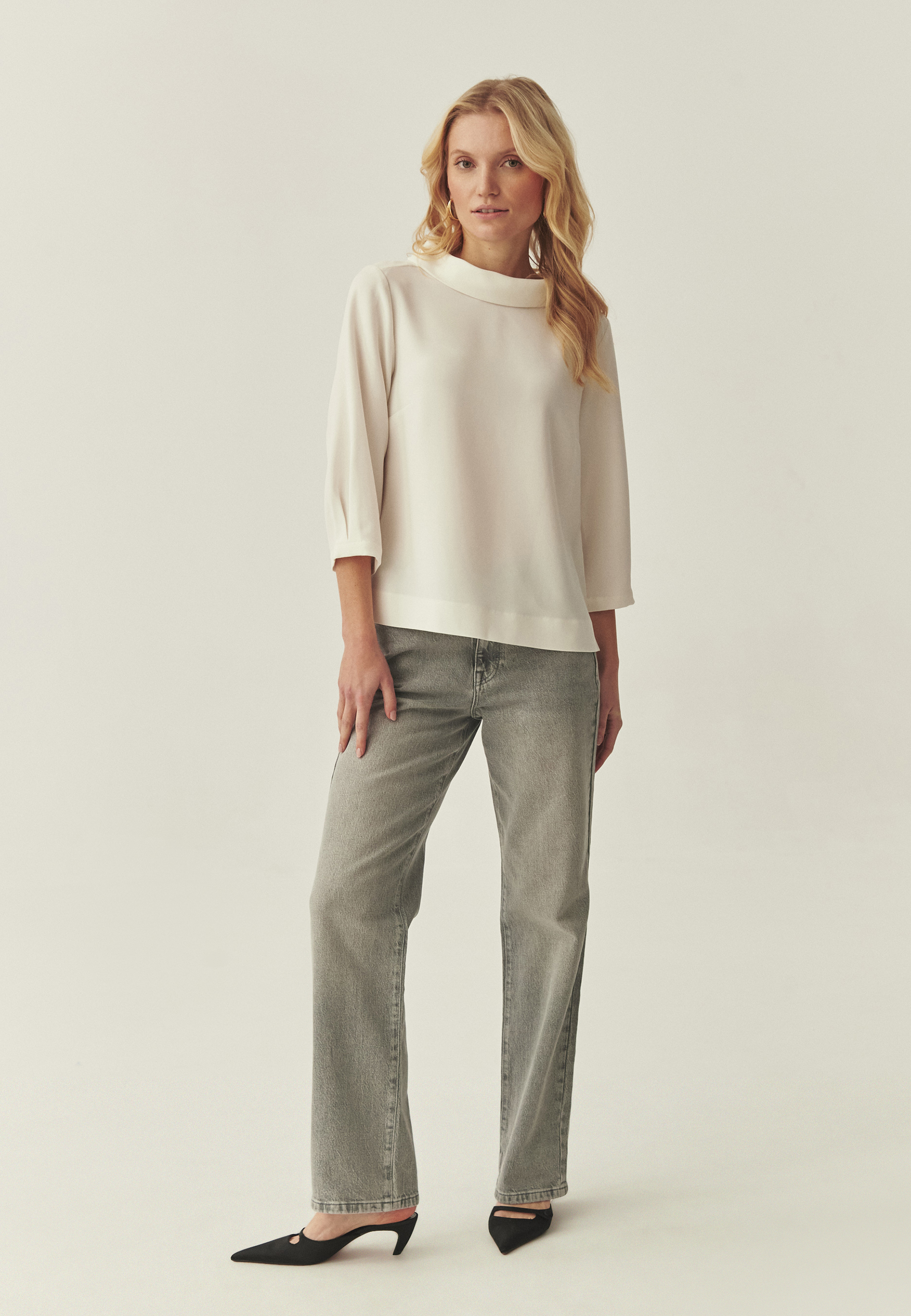 TKANINOWA BLUZKA - TAKERI BIAŁY 2