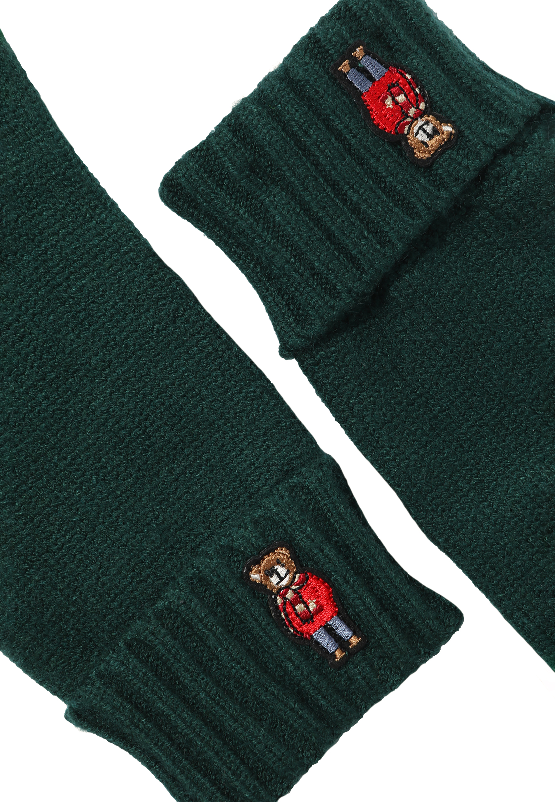 RĘKAWICZKI MĘSKIE DZIANINOWE TREW ZIELONY 2