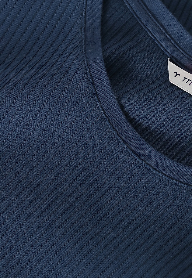 BLUZKA DAMSKA W PRĄŻEK BARI BLUZKA DAMSKA W PRĄŻEK BARI NIEBIESKI 6