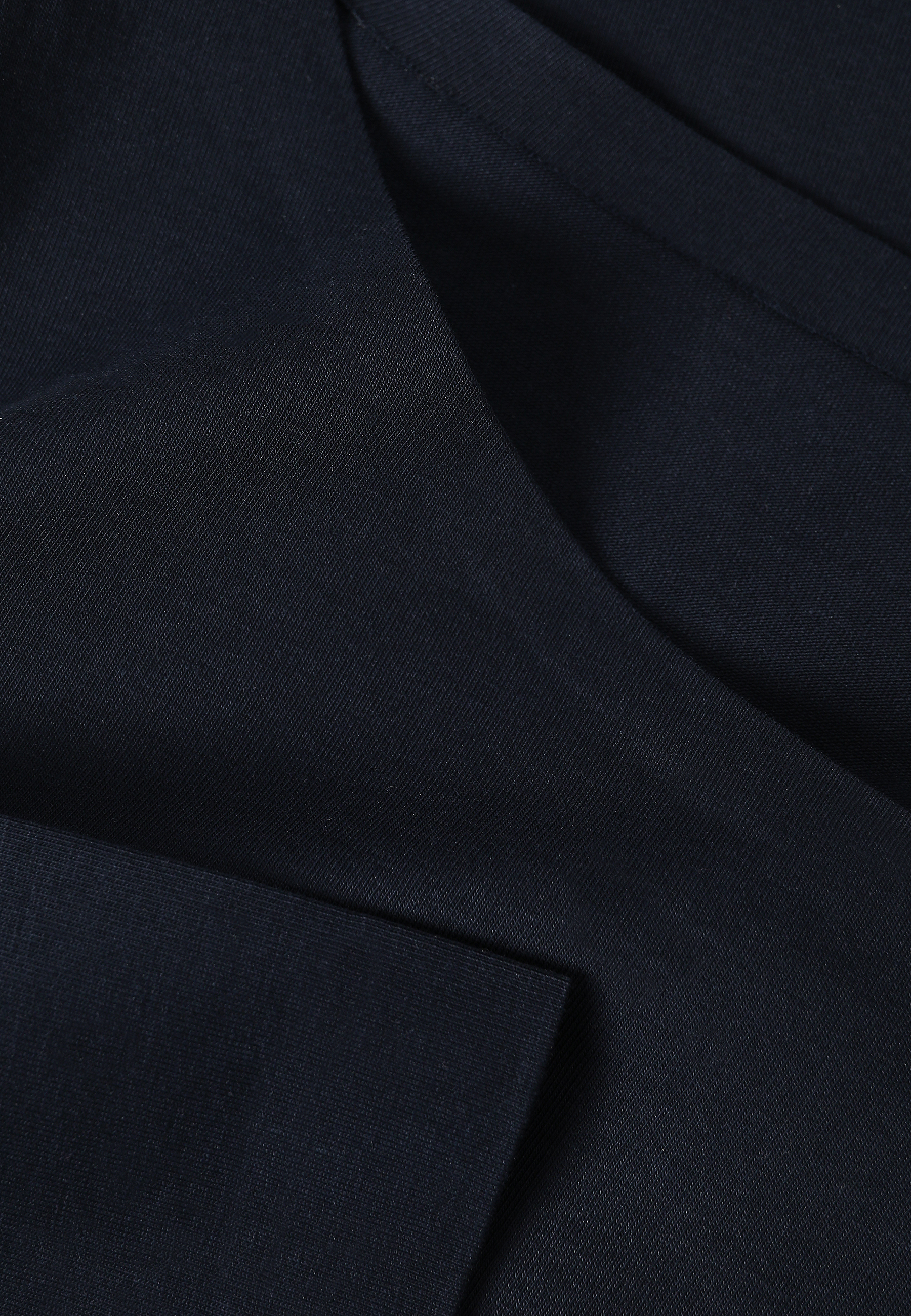 DOPASOWANA BLUZKA Z BAWEŁNĄ - MIKAJANKA GRANATOWY 2