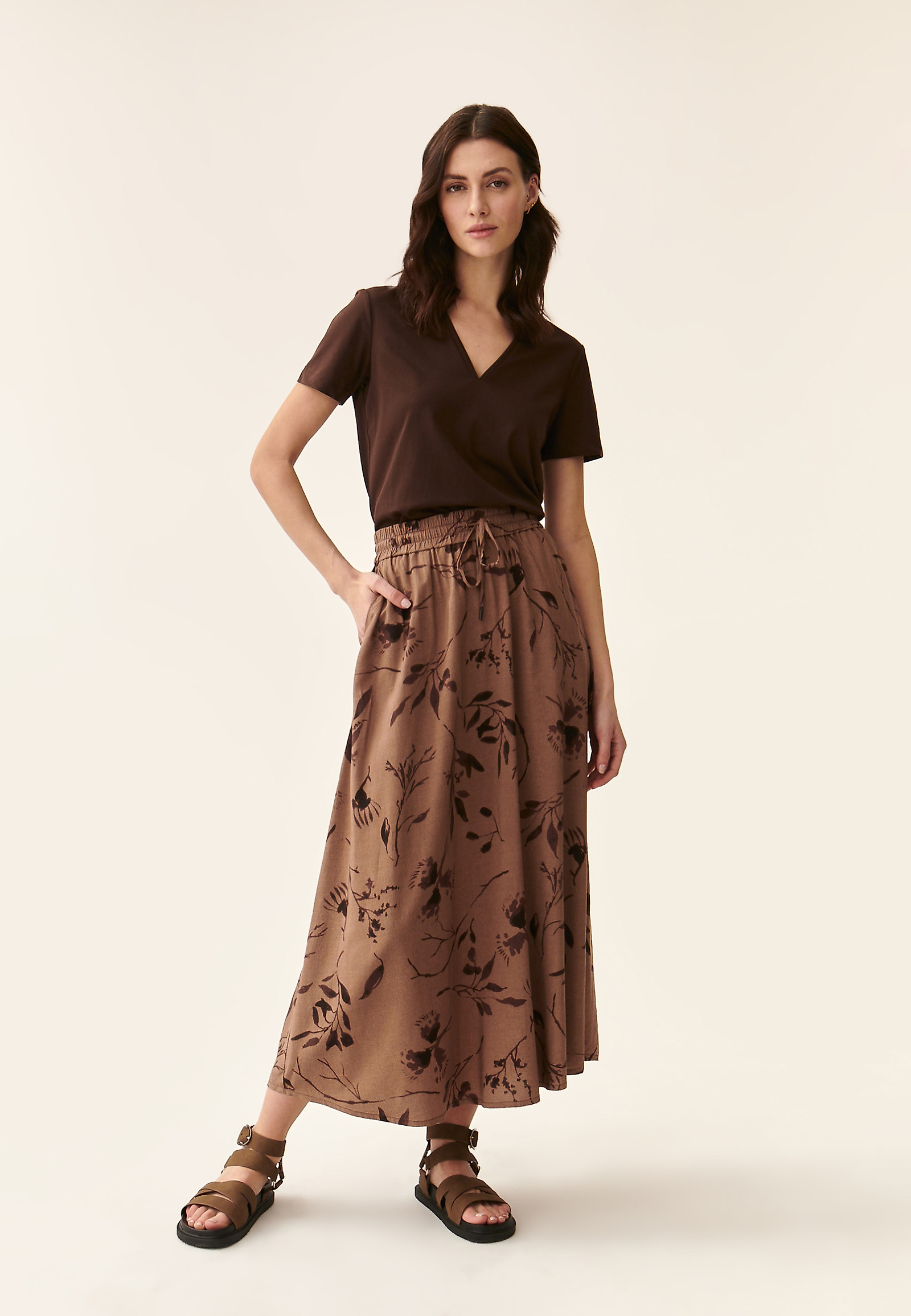 ŽENSKA BLUZA PARTA 1 ŽENSKA BLUZA PARTA 1 RJAVA 87709