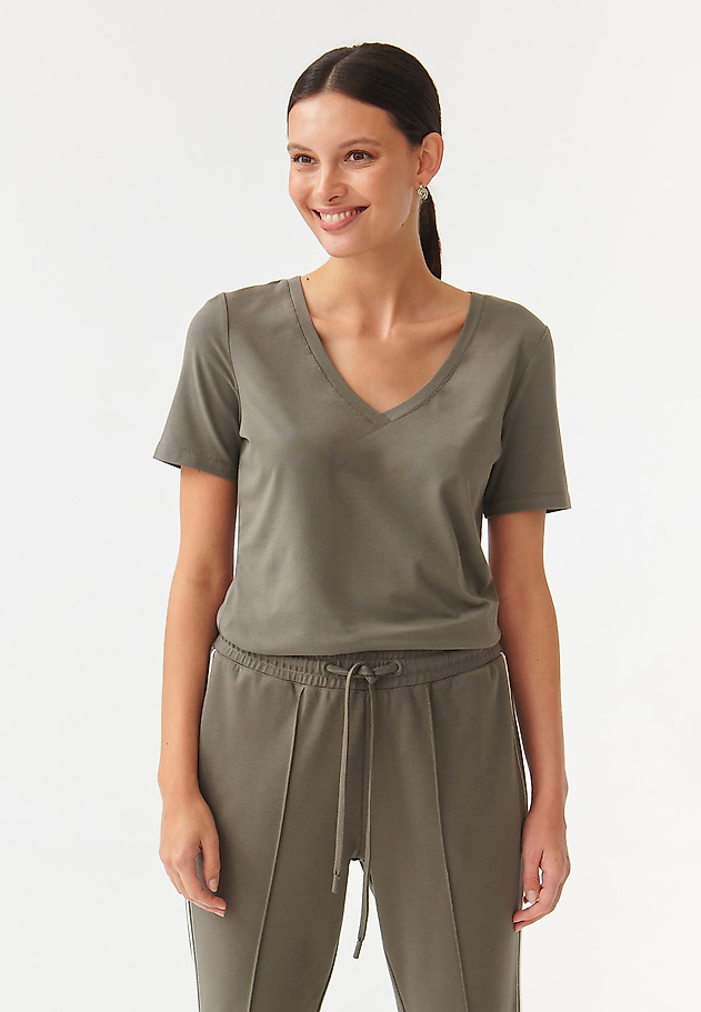 LADIES’ SHORT-SLEEVED BLOUSE LISA LADIES’ SHORT-SLEEVED BLOUSE LISA KHAKI 2