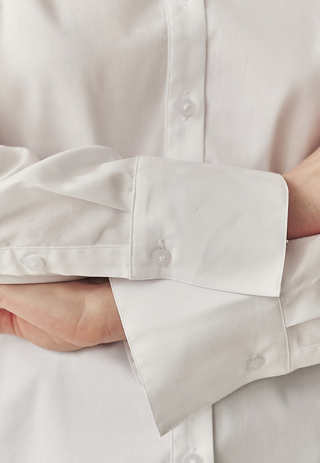 CLASSIC COTTON SHIRT - ERWINA CLASSIC COTTON SHIRT - ERWINA WHITE 4