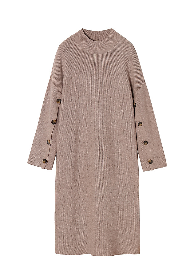 LADIES' SWEATER DRESS MIONI LADIES' SWEATER DRESS MIONI BEIGE 6
