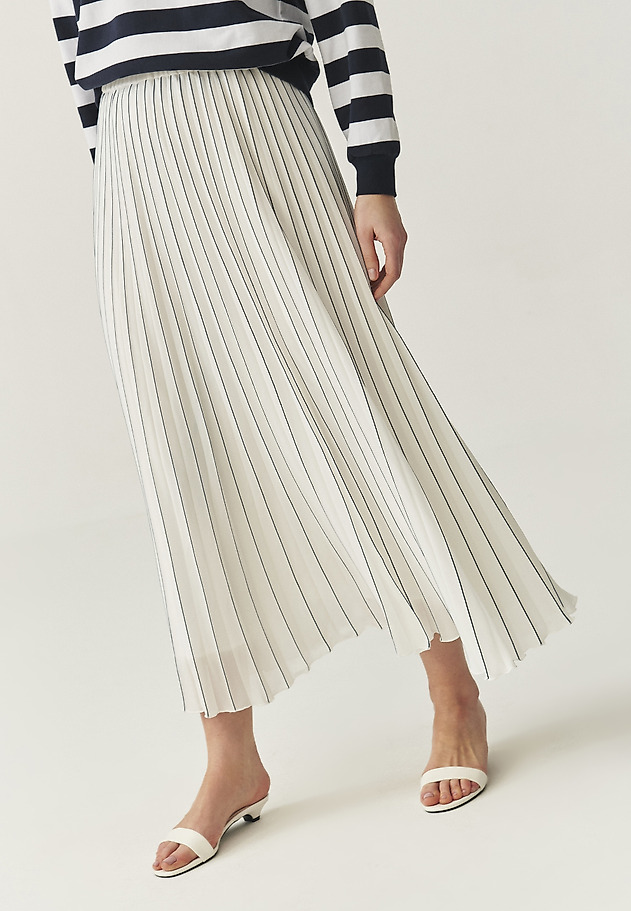PLEATED MIDI SKIRT - MIRAMA 1 PLEATED MIDI SKIRT - MIRAMA 1 BIAŁY 3