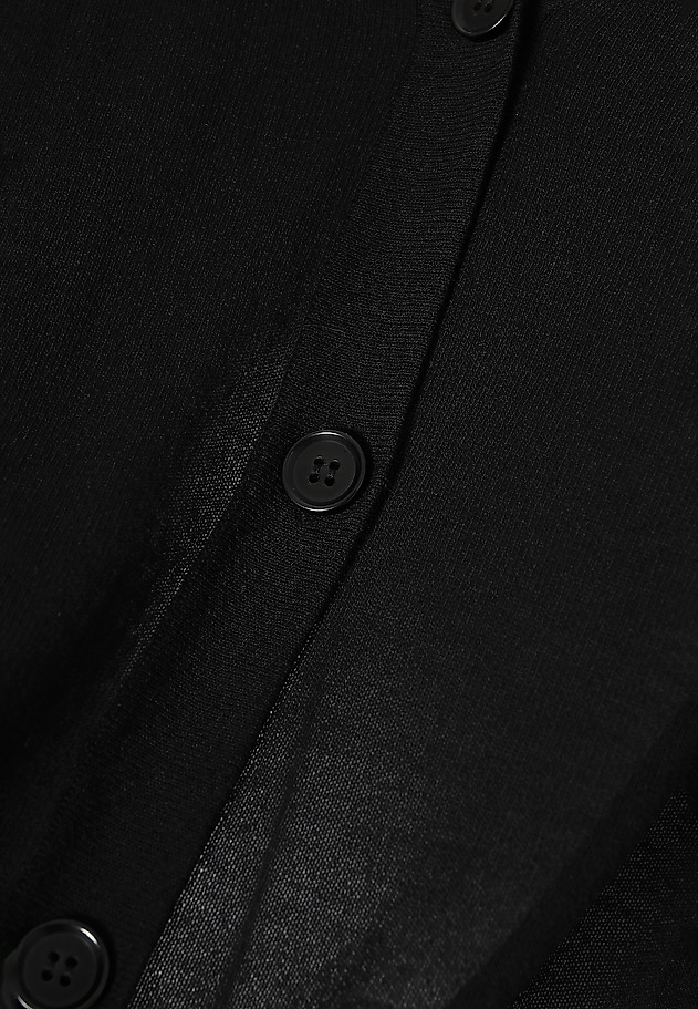 CARDIGAN DIN VISCOZĂ — LENNOX CARDIGAN DIN VISCOZĂ — LENNOX NEGRU 7