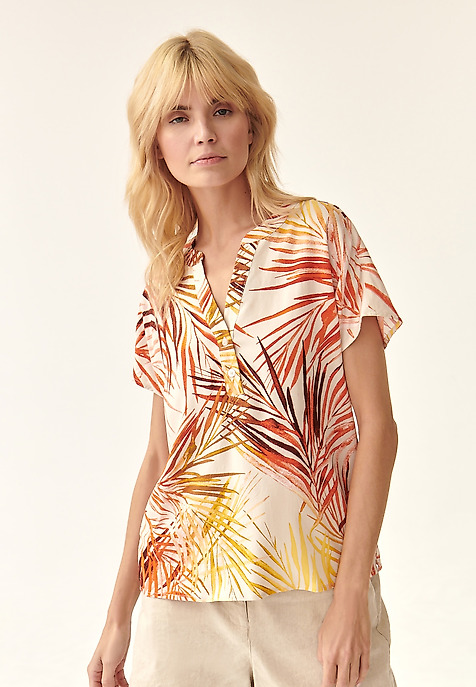 DÁMSKA BLÚZKA S KRÁTKYMI RUKÁVMI MARELLI DÁMSKA BLÚZKA S KRÁTKYMI RUKÁVMI MARELLI