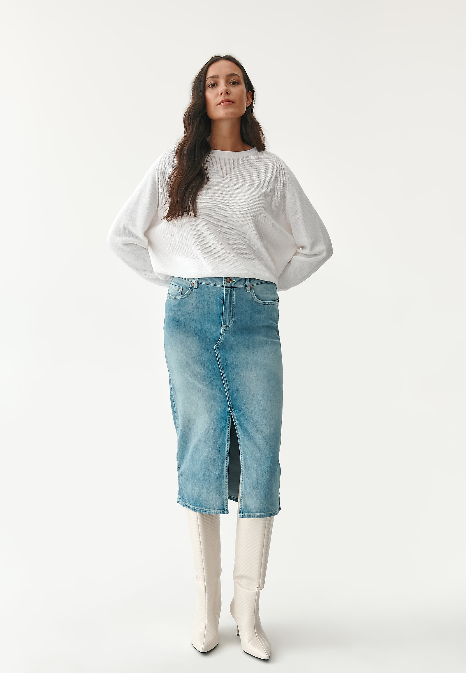 DENIMOWA SPÓDNICA DAMSKA ZONIKA DENIMOWA SPÓDNICA DAMSKA ZONIKA NIEBIESKI 80301