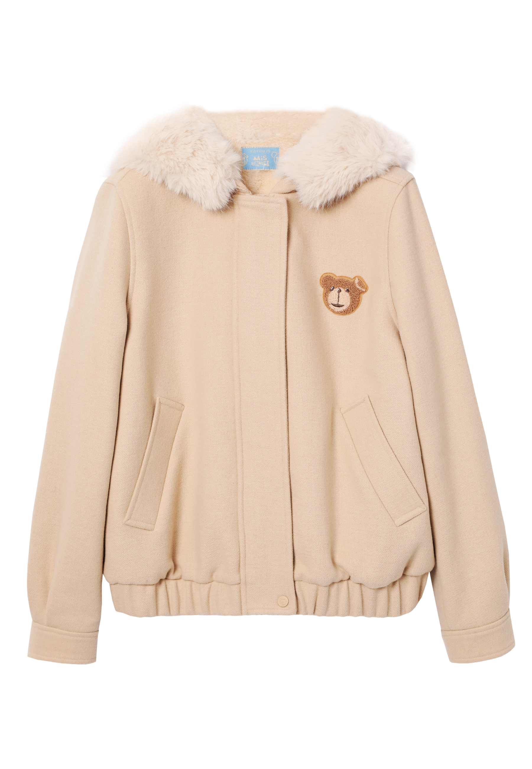 CASUAL JACKET WITH PLUSH LINING - SARKANO BEIGE 2