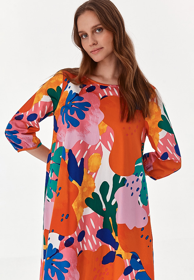 BLOOMING COLLECTION: PATTERNED DRESS LAWIKO BLOOMING COLLECTION: PATTERNED DRESS LAWIKO MULTICOLOR 5
