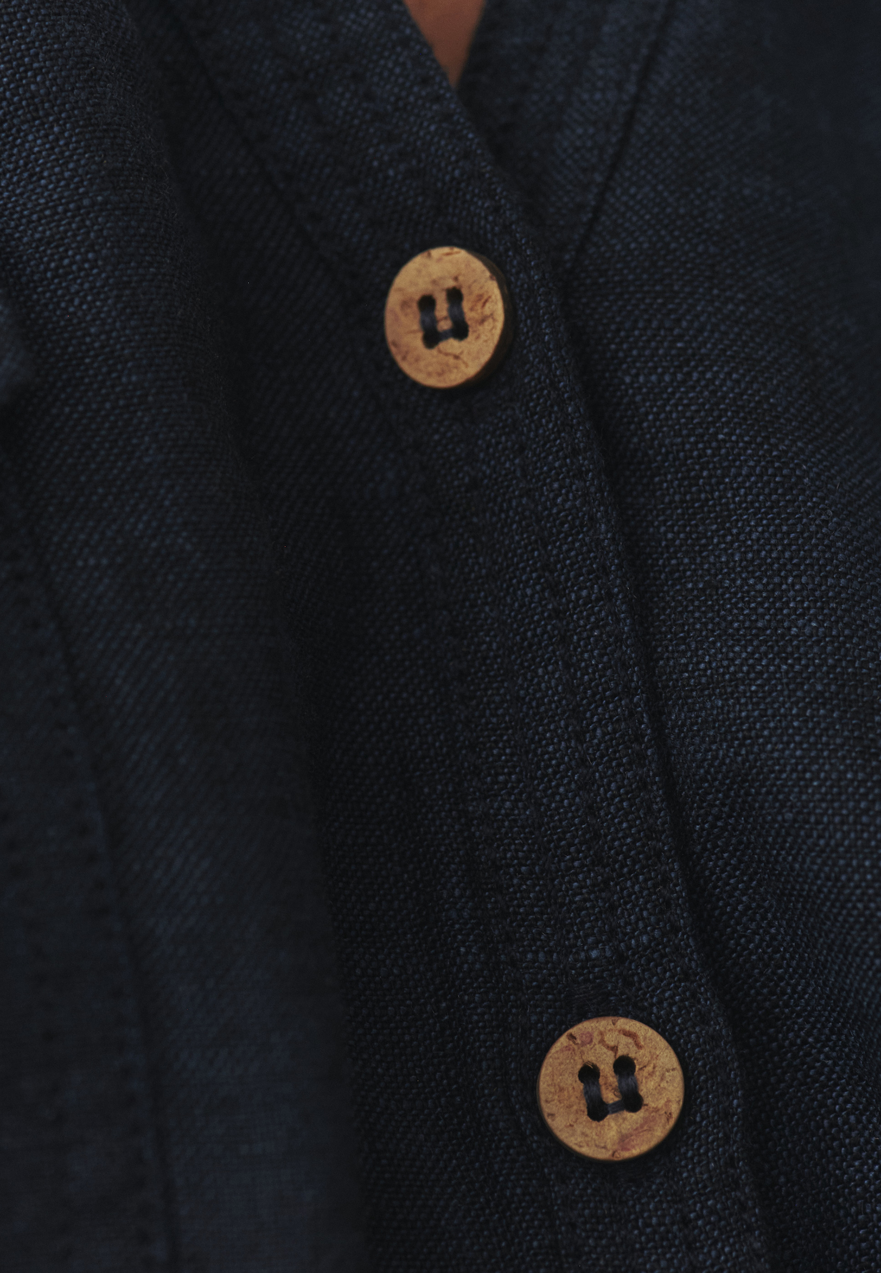 CĂMAȘĂ DIN IN, CU BUZUNARE - JUSTYNA 1