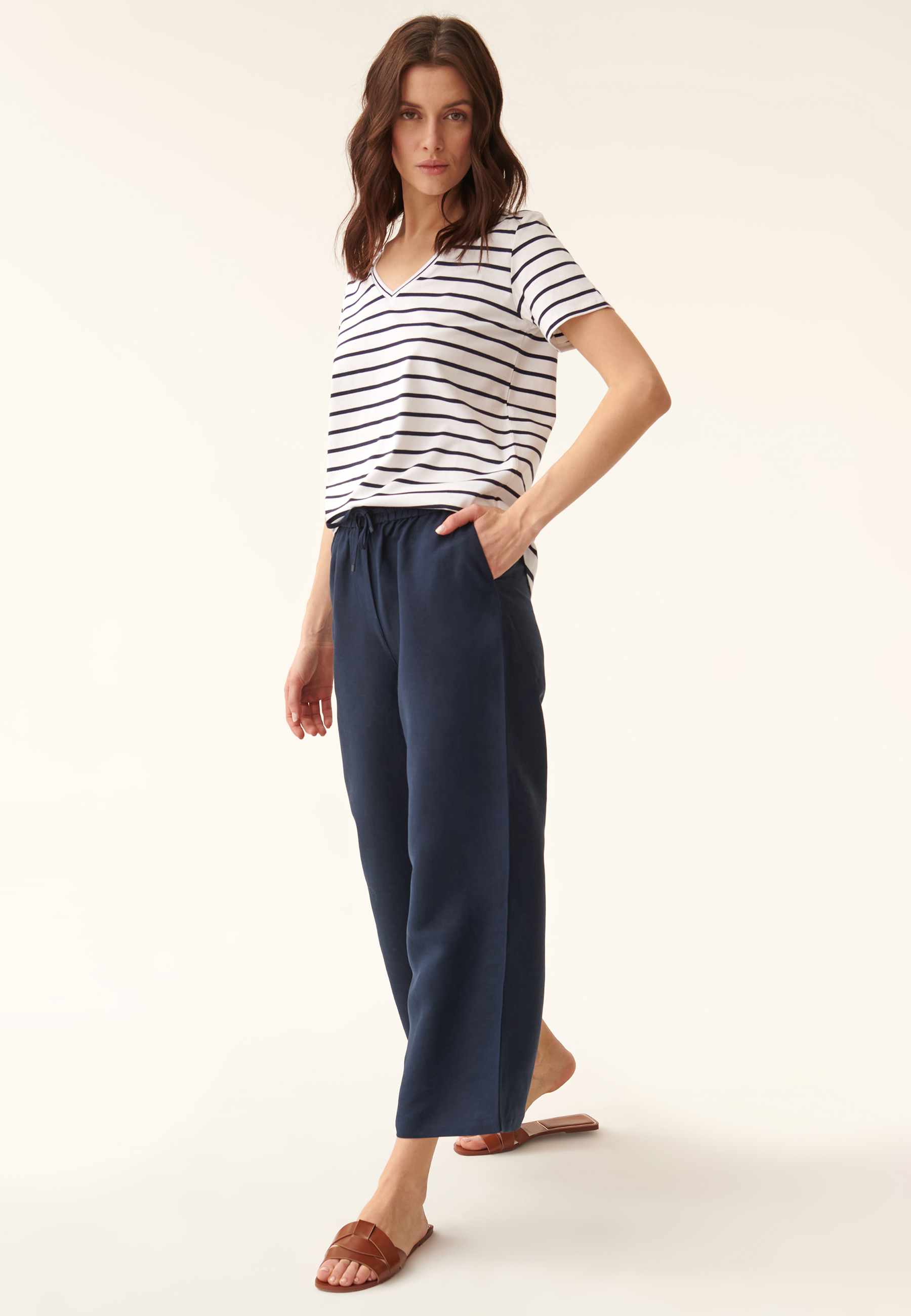 DÁMSKÉ KALHOTY S VYSOKÝM PASEM PULIO 2