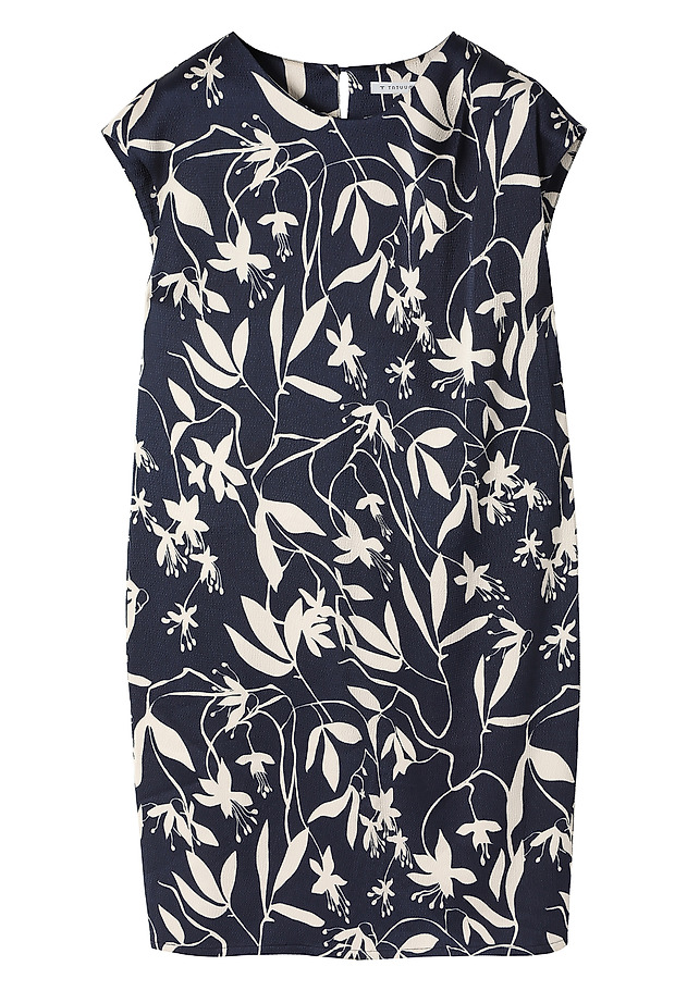 SATIN DRESS WITH FLORAL PATTERN — ZIMONA 1 SATIN DRESS WITH FLORAL PATTERN — ZIMONA 1 MULTIKOLOR 7
