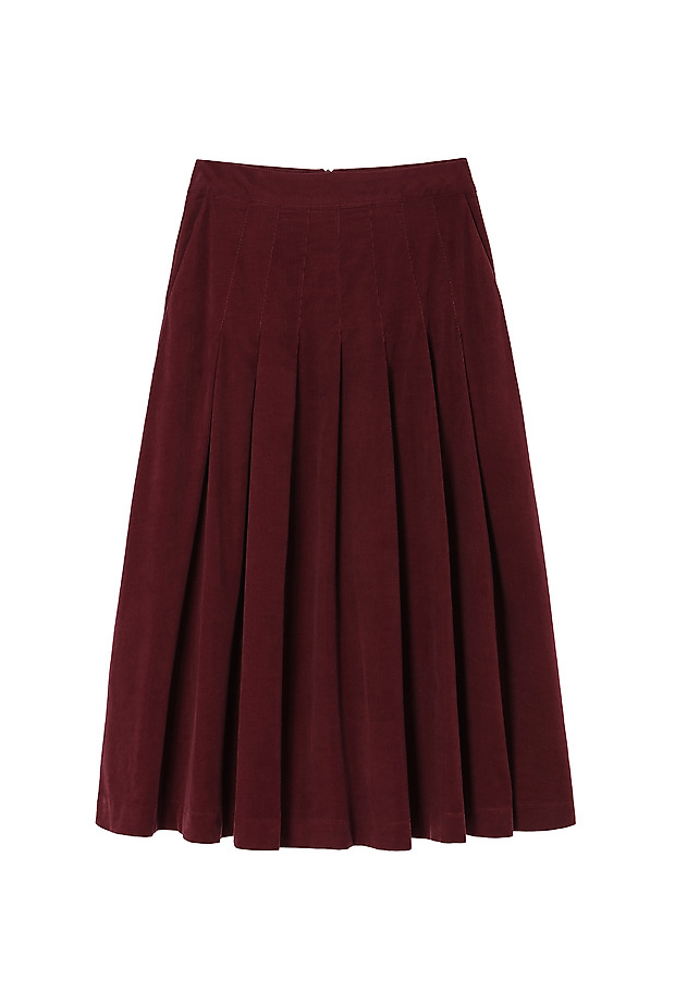 LADIES' CORDUROY MIDI SKIRT GRENADA LADIES' CORDUROY MIDI SKIRT GRENADA RED 4