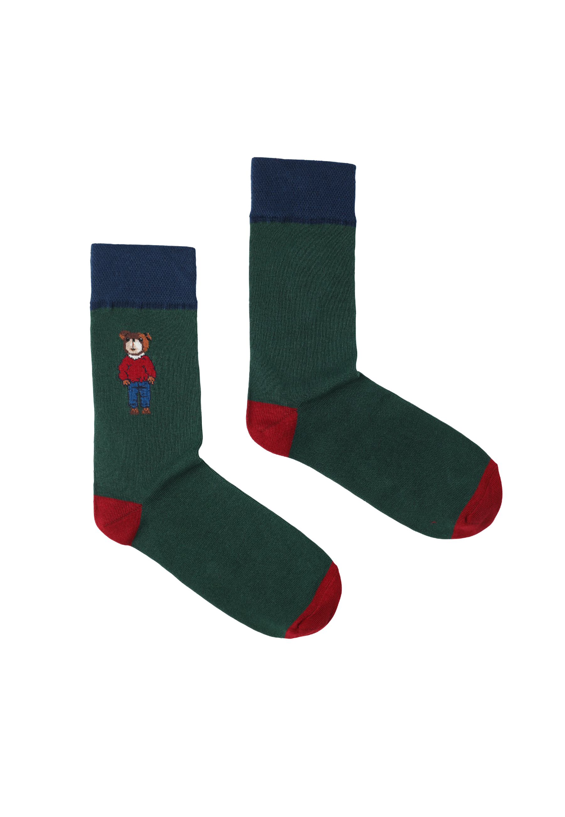 BAWEŁNIANE SKARPETKI MĘSKIE Z MISIEM USZATKIEM — MISIERETKI 1